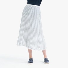 타미힐피거 [여성] 폴리 플리츠 스트라이프 스커트 T21J7WSC061WT1 YAP (T21J7WSC061WT1YAP)