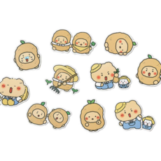 망그러진 곰 데코스티커 팩 감자 망곰 스티커 다꾸, 1개