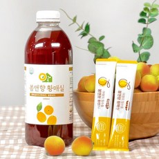 김씨언니마켓 하동 황 매실액 1000ml 매실청 매실원액 3년숙성 황매실엑기스, 선물포장O, 1L, 1개