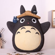 초대형 생일선물 돼지 저금통 일본 만화 이웃집 토토로, 큰 모자 22cm개