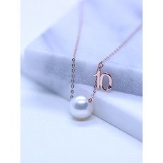 14k해수진주목걸이