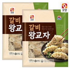 사조오양 갈비왕교자 1kg+1kg, 2개, 1kg