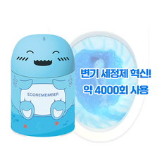 에코리멤버 상어 변기세정제 고체형, 700ml, 1개