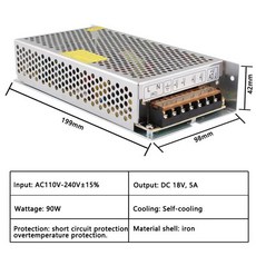 18 V 2A 3A 5A 10A 20A 스위칭 전원 공급 장치 18 V 전압 전원 공급 장치 어댑터 Alimentation AC - DC 220, 03 18V 5A