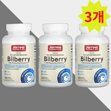 자로우 빌베리 폴리페놀 120캡슐 재로우 Jarrow Bilberry 3개, 120정