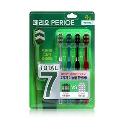 LG 페리오토탈 7 칫솔 부드러운모 4입, 4개입, 1개