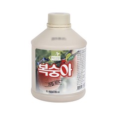 차그림 복숭아주스원액 850ml 까페용품, F221_차그림복숭아주스원액850ml