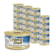  팬시피스트 화이트라벨 참치와 흰살생선 주식캔 24캔, 85g, 48개 