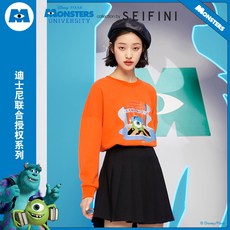 제노 여성티 맨투맨 [선불 입금] 몬스터 대학교 공동 브랜드 Poem Fanli Sweatshirt Women 2020 New