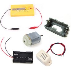 전기 회로 꾸미기 재료 건전지끼우개 꼬마전구 집게전선 1.5V 3V 6V 9V, D-4 꼬마전구와소켓 9V 10개입, 1개