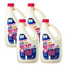 유한양행 펑크린 배수구 클리너, 4개, 2L