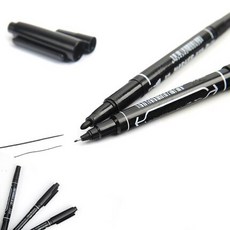 작은 양방향 마커 펜 방수 정원 Fadeless 블랙 잉크 토큰 펜 원예 공장 라벨 편지지 공급 업체 1pcs|식물명찰|, 1개, 단일