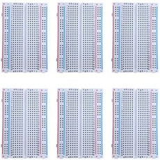 DEYUE breadboard Set Prototype Board - 6 PCS 400 Pin Solderless Board Kit for Raspberry pi and Ardu, One Color_One Size, 상세 설명 참조0, 상세 설명 참조0