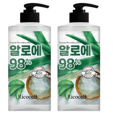Ricocell 蘆薈凝膠, 1L, 2瓶