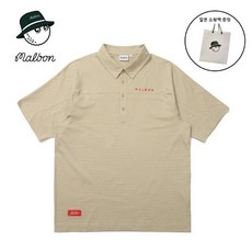 [백화점24년신상] 말본 골프 자카드 폴로 티셔츠 BEIGE (MAN) M4221PTS46BEI + 말본쇼핑백증정