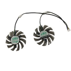 올라운드팬v2 2개/대 75mm APISTEK DIY GA81S2U DC 12V 4Pin 쿨러 팬 ZOTAC GTX 660 GTX660-2GD5 그래픽 카, 01 CHINA