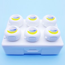 (인쇄제작 100개)치아구급함 치실6p세트 학교홍보물품 식당개업선물 음식점 선거 답례품컵 용판촉물 결혼식추천, 1개
