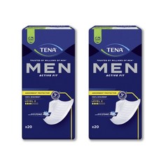 테나 포맨 레벨2 20매 x 2팩 / 남성요실금 잔뇨안심 성인기저귀, 중형, 20개입, 2개