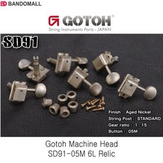 고또기타헤드머신 Gotoh Relic 6L SD91-05ML RLC AN