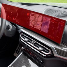 스코코 BMW 3시리즈 2023 일체형 풀커버 저반사 네비게이션 액정보호필름, 단품