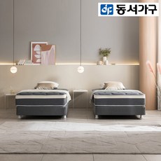 동서가구 루이 호텔에디션 프리미엄 투매트리스 SS침대 DFF42400, 라이트그레이
