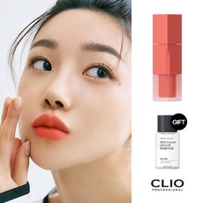 [NEW] 클리오 쉬폰 블러 틴트+[증정]클리오 립&아이리무버 31ml, 02_코랄 클레이, 1개