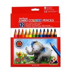 굵은나무색연필