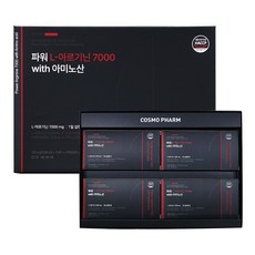코스모팜 파워 L-아르기닌7000 with아미노산 20gx60포 오르니틴 흡수빠른액상, 1개, 60회분