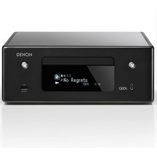 Denon RCD-N10 하이파이 올인원 리시버 & CD 플레이어 더 작은 방과 집에 완벽 무선 음악 스트리밍 Amazon Alexa 호환 Bluetooth AirPlay 2 Wi