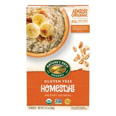 Nature's Path Organic Homestyle Oatmeal 11.3 oz ( Nature's Path 오가닉 홈스타일 오트밀 11.3온스(1팩) 프리 비G, 320g, 1개