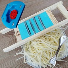 디자인그룹 티에스 야채강판 고성감자A 아들 찰 가정용 명주실 주방 키친 수색자 채를 썰다 반찬을 채기, 룽장강 2밀리미터 가는 실 타입 _손