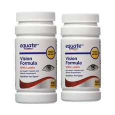Equate Vision Formula 루테인 영양 120정 x2, 1개, 1