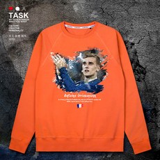 축구유니폼 TASK Griezmann프랑스 마드리드 축구 기념 후드 옷남성 여성가을옷 옷