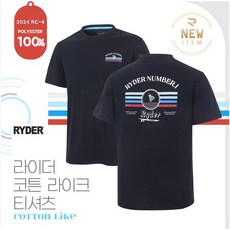 라이더 코튼라이크 티셔츠 2024RC-4 라운드티셔츠 배드민턴의류 오남스포츠