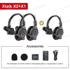 SYNCO Xtalk 2.4G 무선 인터콤 시스템 영화 제작 라이브 방송용 인터콤 헤드셋 X1 X2 X5 MasterFree 소음 감소