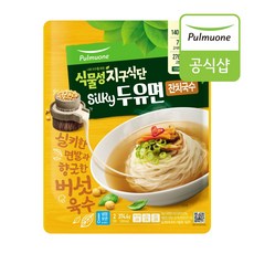 풀무원 식물성 지구식단 Silky 두유면 잔치국수 2인 (374.4g), 374.4g