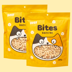 3651 바이츠 동결건조 대용량 고양이 트릿, 북어, 240g, 2개 북어, 240g, 2개