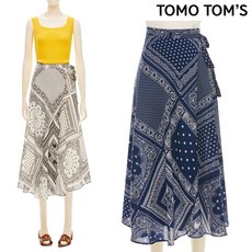 [토모톰스] 페이즐리랩스커트_T0M1SK8341