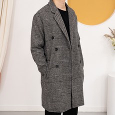 GOEUN 글렌 체크 더블 코트 2컬러