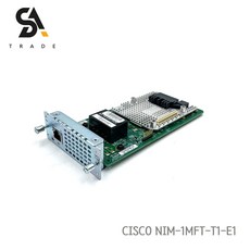 CISCO NIM-1MFT-T1/E1 WAN 인터페이스 모듈, 1개 - musehifim1