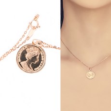 순금직사각엘리자베스코인펜던트