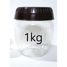 SD 항아리 플라스틱 단지 (1kg) 깍두기통 김치통 고추장통 된장통, 30개