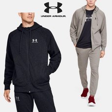 [해외] UA Speckled Fleece 언더아머 스파클 남자 후리스집업 및 후리스 팬츠바지