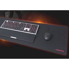 CHERRY 초대형 체리 고급 게임용 마우스장패드 900X350mm, 1개, 블랙