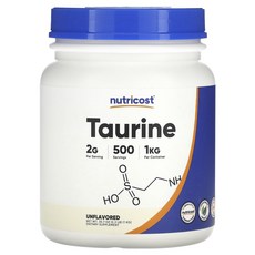 Nutricost 타우린 무맛 1kg(35.7oz), Nutricost타우린무맛1kg(35.7oz), 1kg, 1개