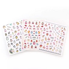 키치 명품 향수 네일스티커, 1. CA-046