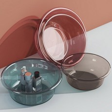 주방 설거지통 싱크대볼 다용도 대야 다라이 2size, 에메로드 반투명 볼 (소) 블랙, 1개