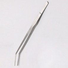 앞휘어짐핀셋 어항바닥이물질제거 청소용 스텐집게 38cm, 수초핀셋-곡선형38cm, 1개