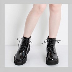 워커부츠 봄신발 봄여자신발 통굽 부티 로우힐 발목