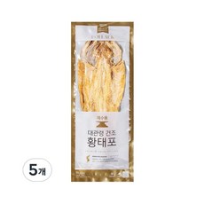 마켓밀러 담백한 대관령 건조 황태포 70g 5개